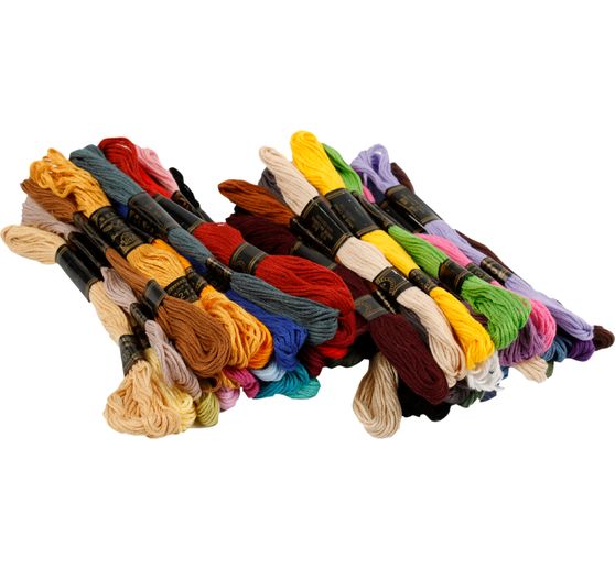 Stickgarnset "Sortierte Farben"