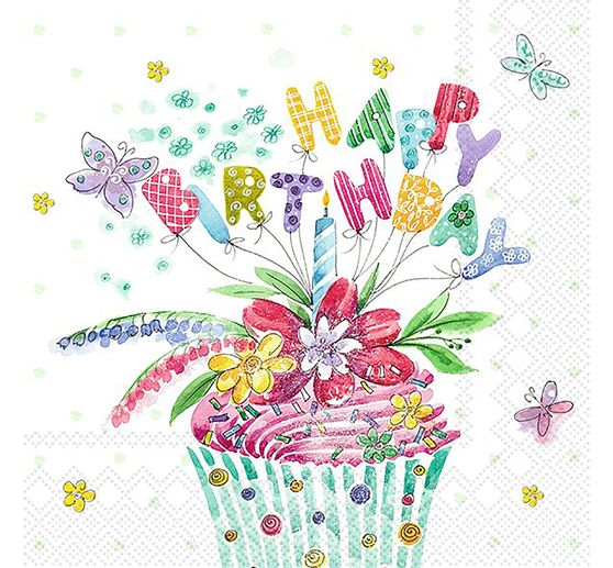 Napkin "Birthday Cake"