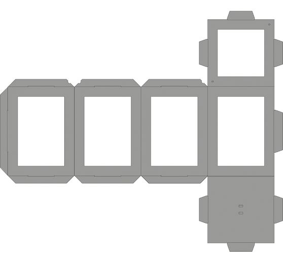 Lantaarn blanco "Vierkant"