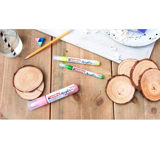 edding 5100 Acrylic "Acrylmarker - Pastel" , medium, set van 5