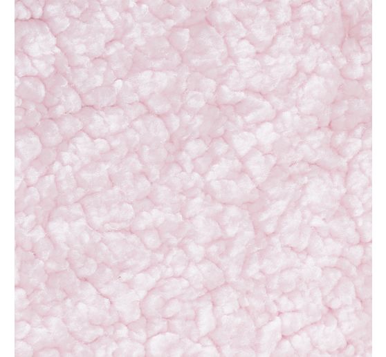 Fleece stof "Lamb Rosé"