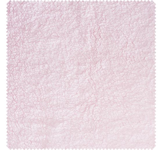 Fleece stof "Lamb Rosé"