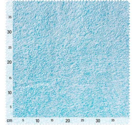 Fleece-Stoff "Plüsch Hellblau"