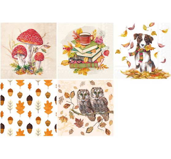 Assortiment de serviettes VBS « Automne »
