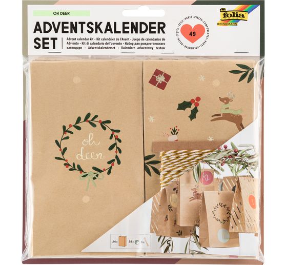 Adventskalender set "Oh Deer"