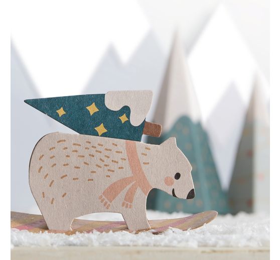 Advent calendar set "Snow Village"