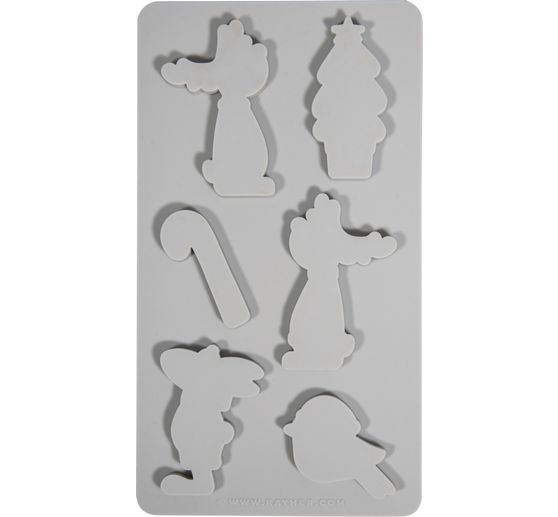 Silicoon gietvorm "Rendiervriendjes"