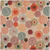Motief stof linnenlook "Circles"