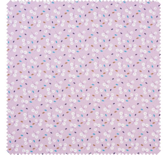 Tissu coton au mètre « Clara Violet »