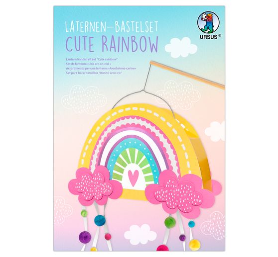 Lantaarn knutselset "Cute Rainbow"