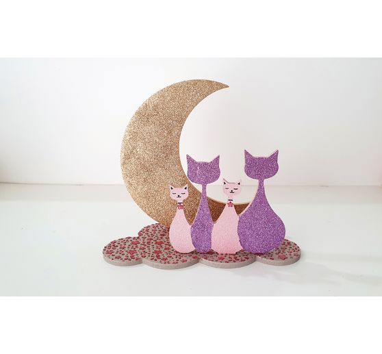 Bouwpakket "Katten in de maan"