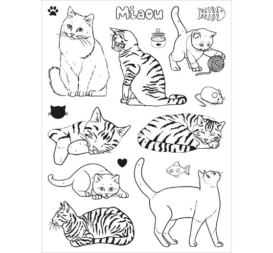 Stempel set "Katten"