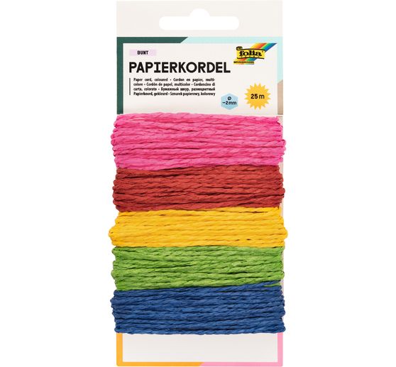 Papierkordel "Bunt"