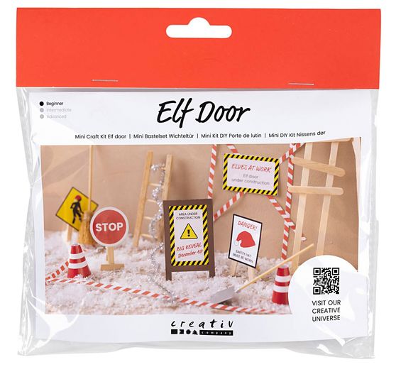 Mini Knutselkit kerstman deur "In aanbouw"