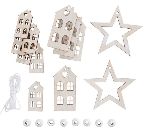 VBS Scatter decoration set "Houses"