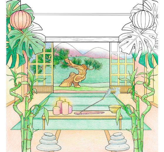 Livre « Colorful World - Quelle der Gelassenheit »