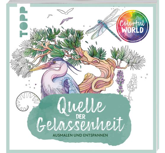 Livre « Colorful World - Quelle der Gelassenheit »