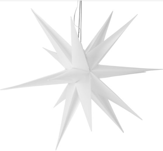 LED 3D ster "Wega", Wit
