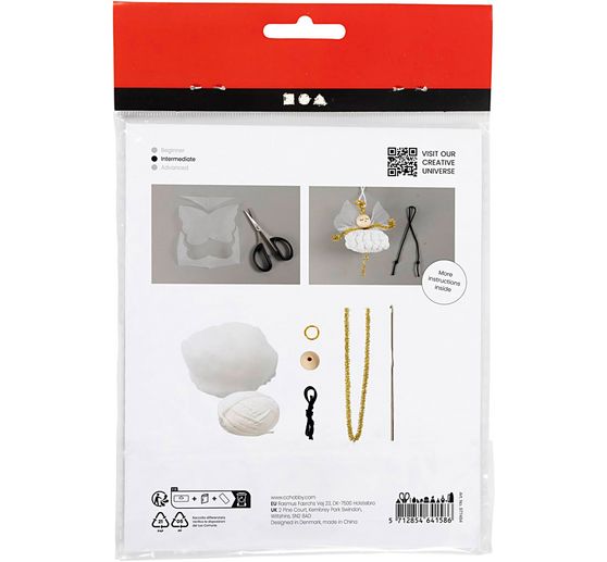 Mini Knutselkit haken "Engel"