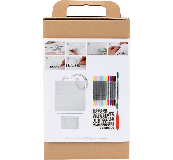 Creatieve set textiel decoratie "Zakken"