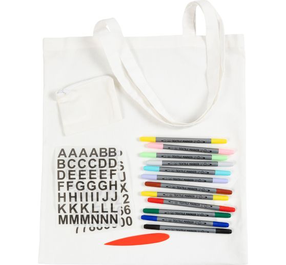 Creatieve set textiel decoratie "Zakken"