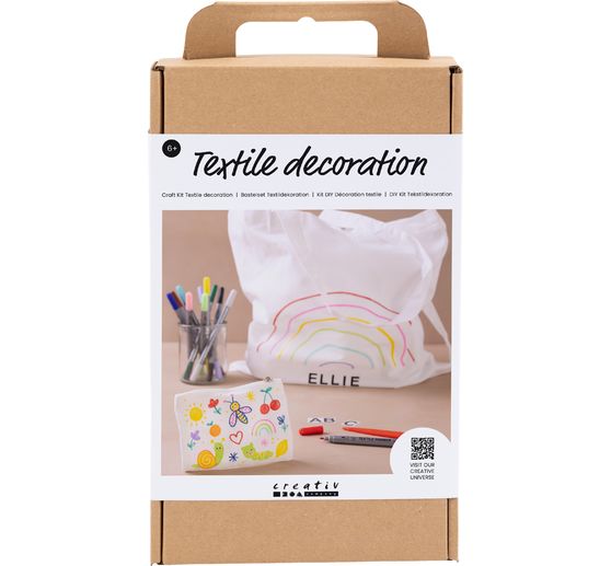 Kit créatif de décoration textile « Sacs »