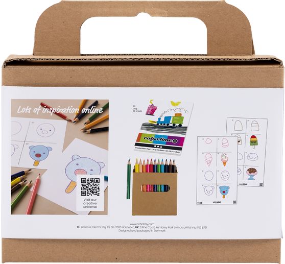 Mini creatieve set tekenen "Zoete Dingen"
