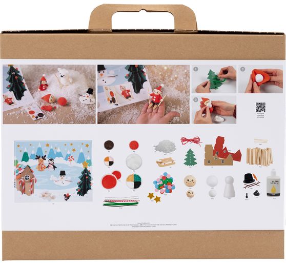 Creatieve set adventskalender "Modelleren - Kabouter"