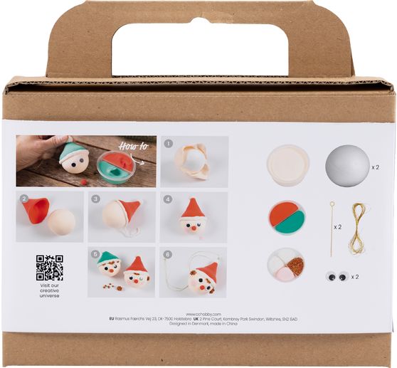 Mini Kreativset "Weihnachtskugeln"