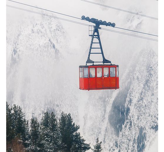 Serviette « Cabine de ski »