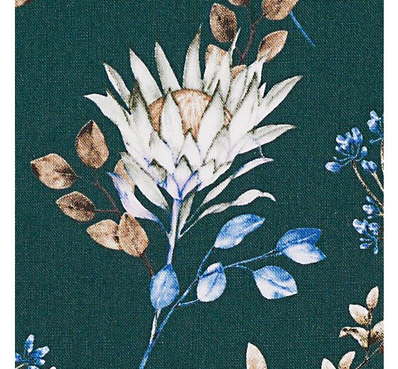 Katoenen stof "Brilliant" bright Flowers