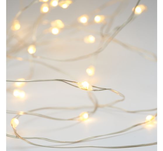 Guirlande lumineuse micro-LED, 5 brins, avec minuterie