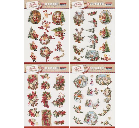 3D stansvel set "From Santa with love"