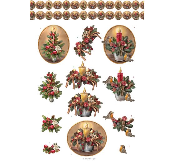 3D stansveldboek "Christmas Scenes"