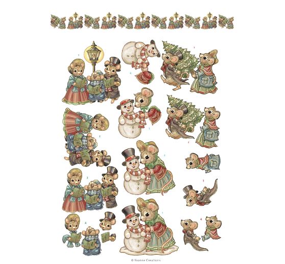 3D stansveldboek "Christmas Scenes"