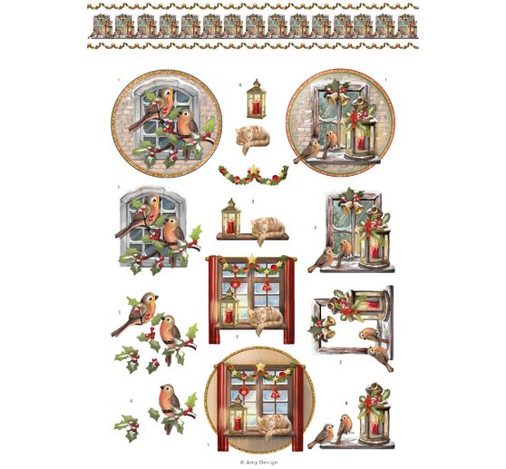 3D stansveldboek "Christmas Scenes"