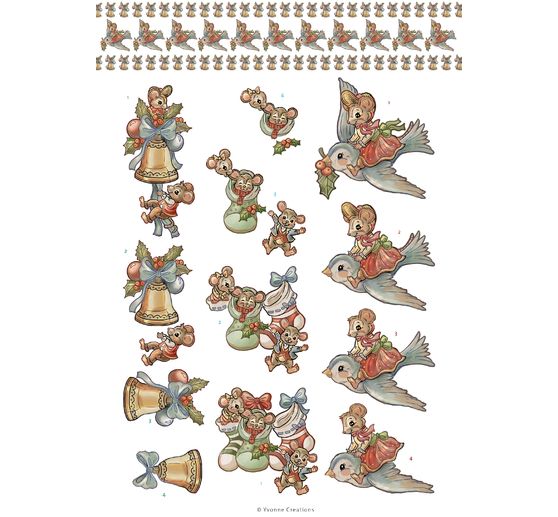 3D stansveldboek "Christmas Scenes"