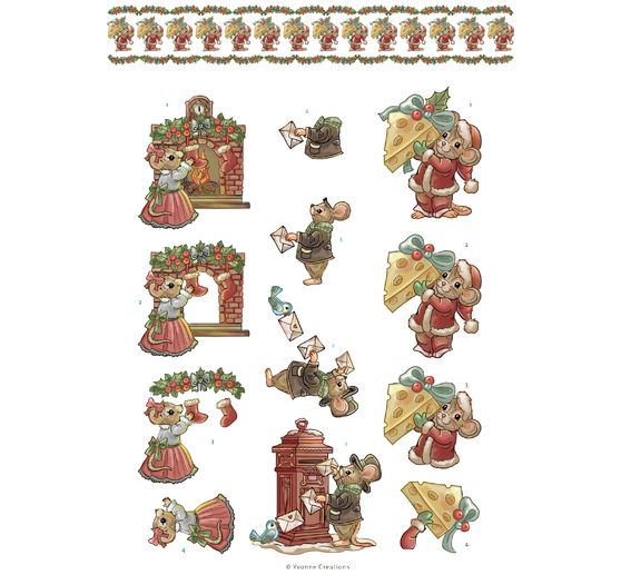 3D stansveldboek "Christmas Scenes"