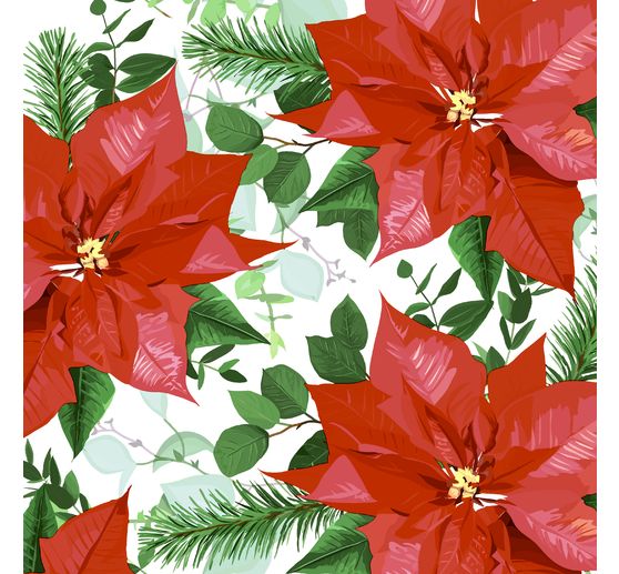 Serviette "Floral Christmas"