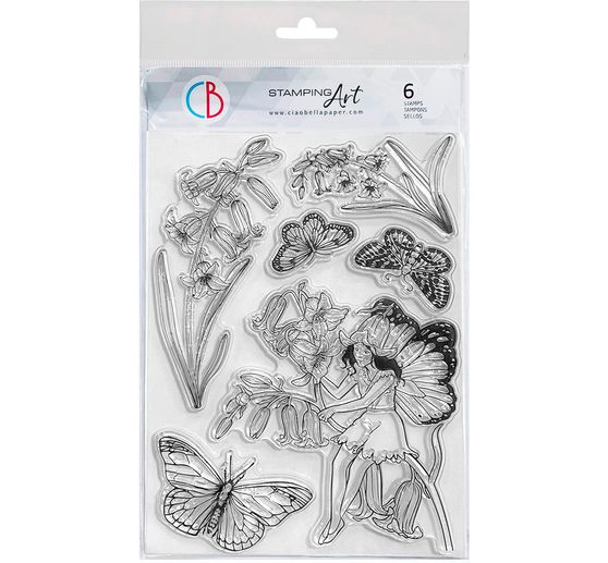 Siliconenstempel "Enchanted Land", Fairy of Happiness
