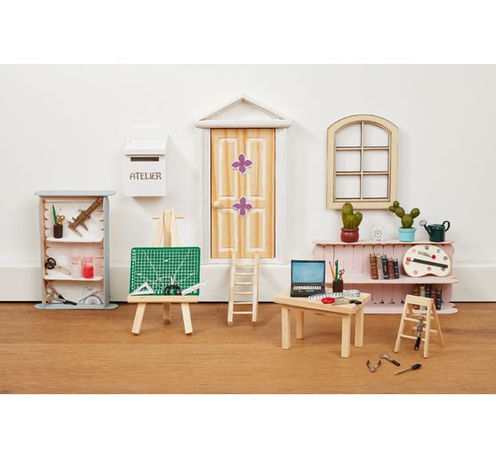 Miniature muntin window
