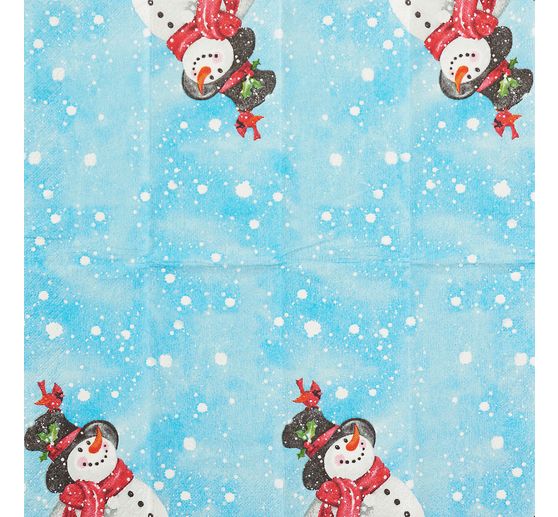 Paper handkerchiefs "Happy Snowman"