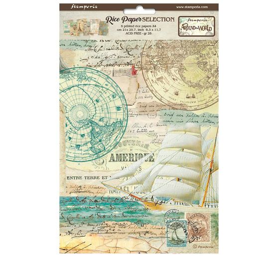 Motief strozijde assortiment "Around the World", set van 6