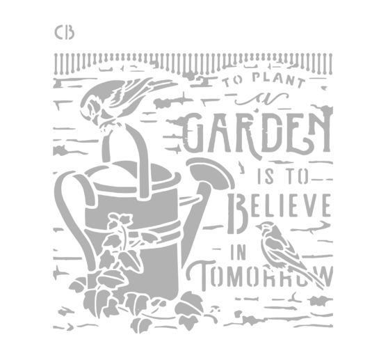 Stencil "Gardentime"