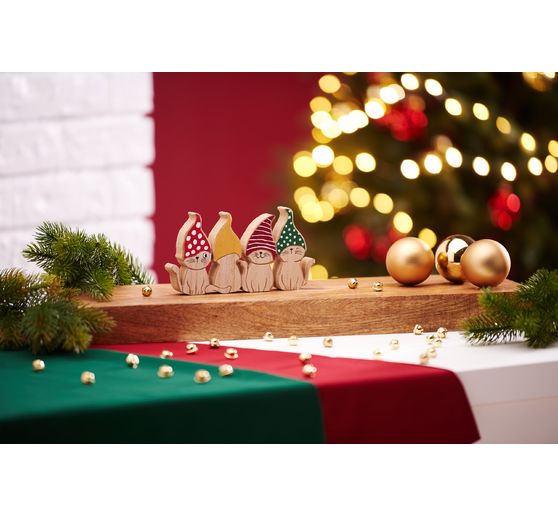 Figurine en bois VBS « Chats insolents »