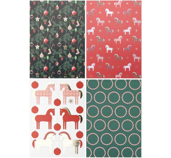 Knutselpapier-blok "Christmas Rocks!"