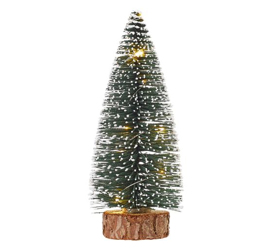 Sapin miniature à éclairage LED, 14 cm