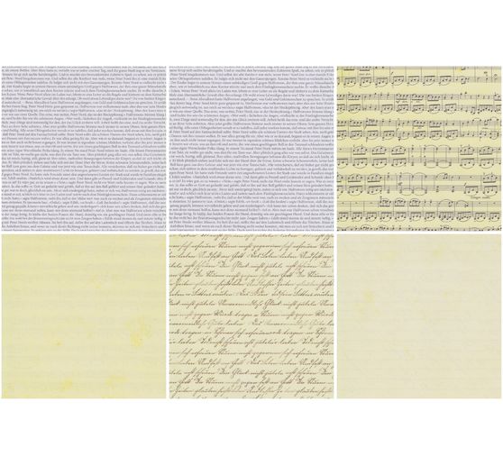 Feuilles de pliage « Textes et notes »