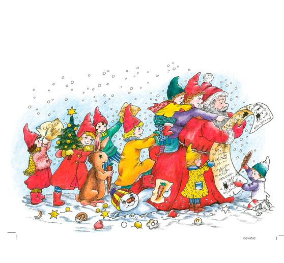 Book "Christl Vogls Ausmalreise - Welt der Weihnachtswichtel"