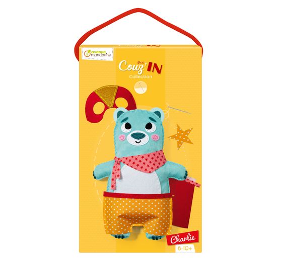 Avenue Mandarine Sewing craft kit Maxi Couz'In "Bear Charlie"